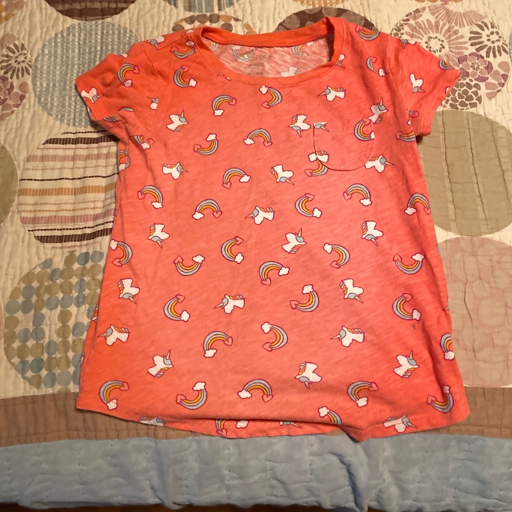 Girls size M unicorn shirt